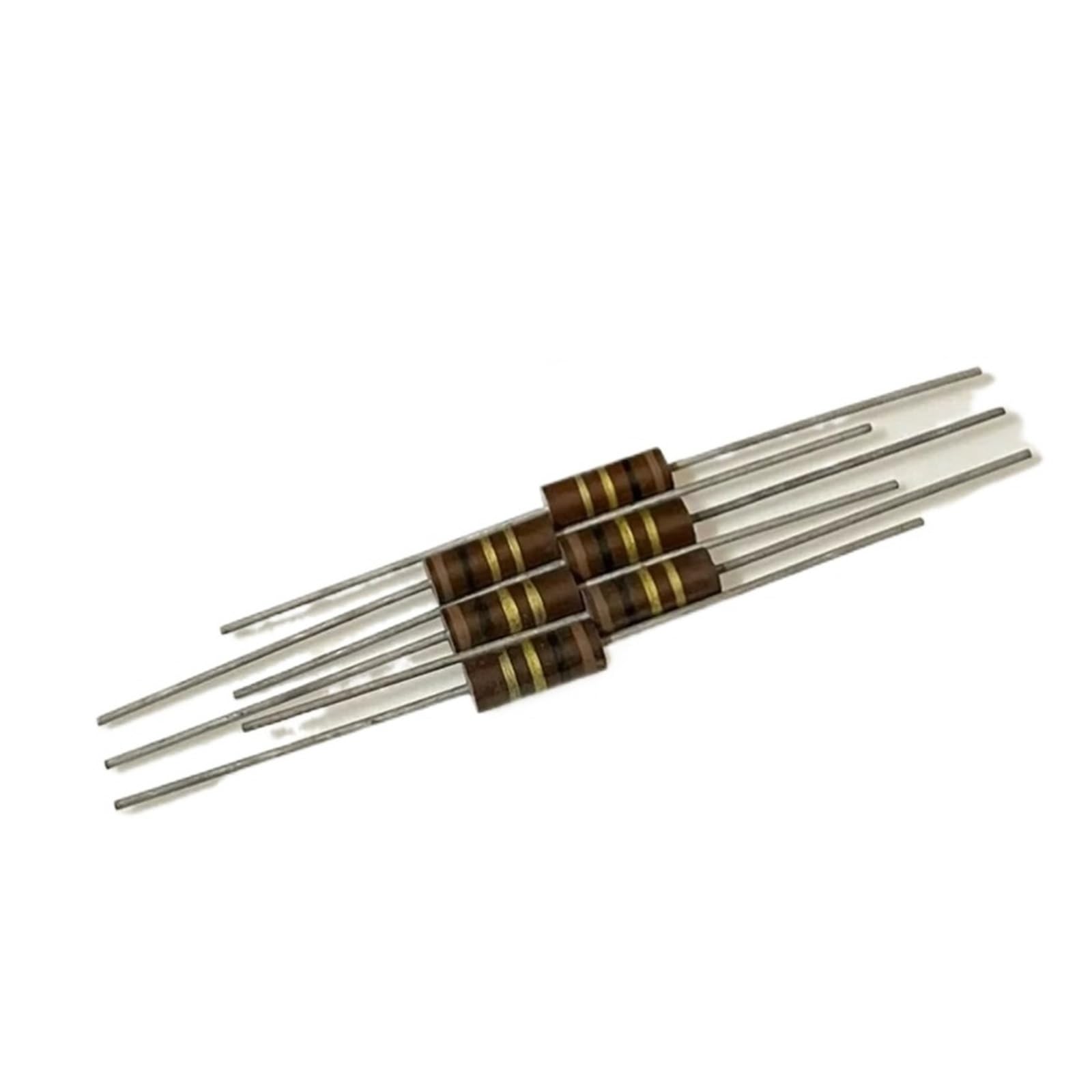 LEOTNNDQ 1pcs Color Ring Resistors 1W 1R Audio Resistors