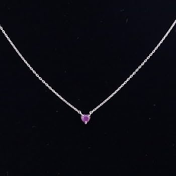 ete K10 PG ハートネックレス Amazon.co.jp: ete エテ ハート ネックレス K10PGルビーいおき