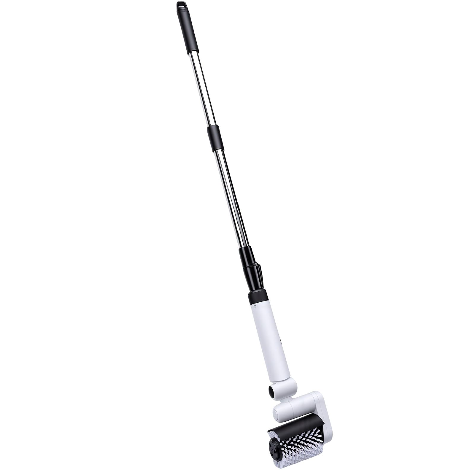 Fdit Cepillo de Limpieza Eléctrico, Cepillo de Baño Inalámbrico (White)
