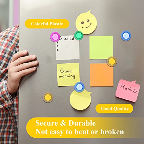 45 Pieces Whiteboard Magnets Round Refrigerator Magnets Dry Board Mini Fridge Magnet Teacher Supplies For Home Schools Offices (5 Colors,3 Cm) #TOP3