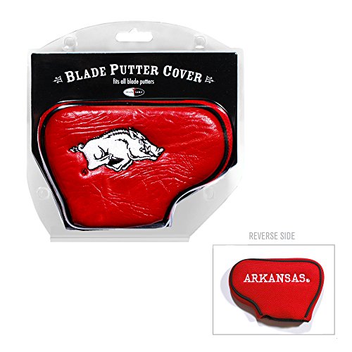image for Team Golf NCAA Arkansas Razorbacks Golf Blade Putter Cover Golf Club B