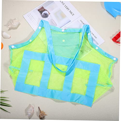 Large Mesh Beach Tote Bag for Toys Towels and Clothes for Beach Trips Camping and Picnics Design for Boys and Girls and Families and Storage3