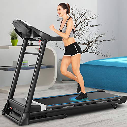 Image of ANCHEER Walking Pad Treadmill,Treadmills for Tome Small,2 in1 Under Desk Exercise Equipment,Pink Mini Running Walking Jogging Portable Machine with Remote Control,No Assembly Required