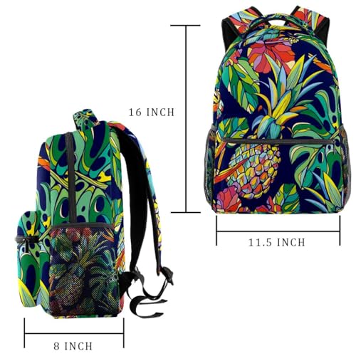 Sac à dos ordinateur portable ananas idéal pour les cours