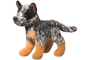 Douglas Clanger Australian Cattle Dog Plush Stuffed Animal - Blue Heeler Dog Toys