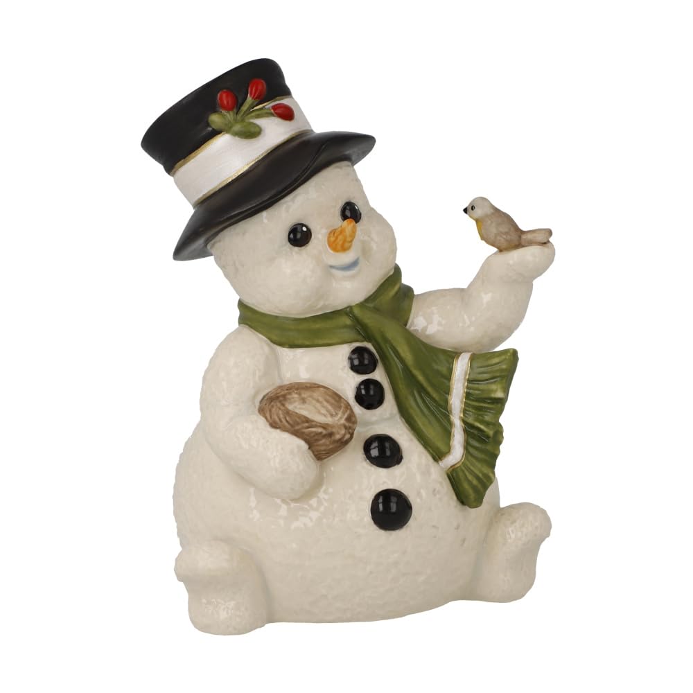 Goebel Figurine Snowman - A Cuddly Cookie Christmas