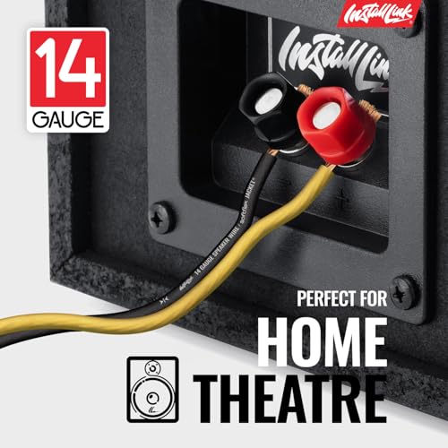 Image of Install Link 14 AWG Gauge Speaker Wire Cable (250 Feet) Stereo, Car or Home Theater, CCA