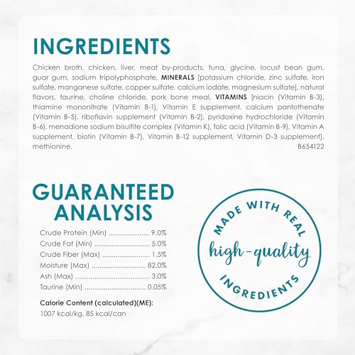 Purina Fancy Feast Savory Centers Pate Adult Wet Cat Food With Tuna and a Gravy Center - (Pack of 24) 3 oz. Cans - Image 6