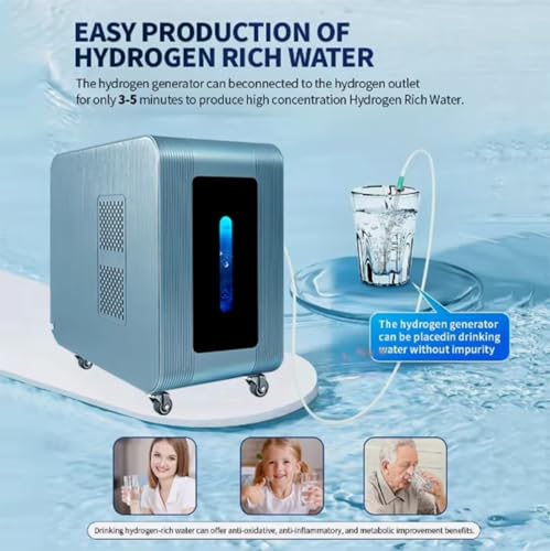 PIDAN TECH Portable Hydrogen Inhalation Machine – SPE/PEM Water Electrolysis Hydrogen Molecular Inhaler 300–1800ml/min Flow, Quiet & Compact Hydrogen Generator for Home & Office - Image 8