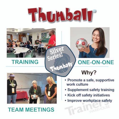 Image of Trainers Warehouse 6 inch Thumball Collection, 32 Prompts for Conversation, Team Building, Relationship and Training