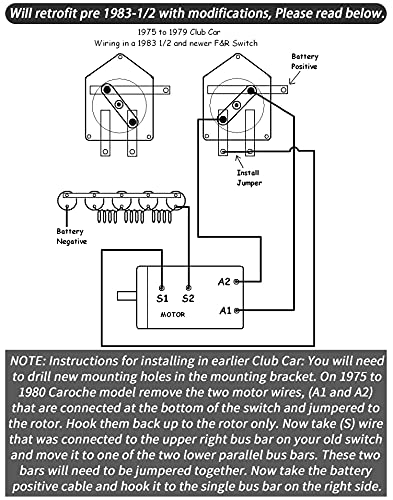Clubrally Club Car Ds Golf Cart 36 Volt Forward And Reverse Switch With Handle For 1983-Up 1011997 101753003 #TOP6