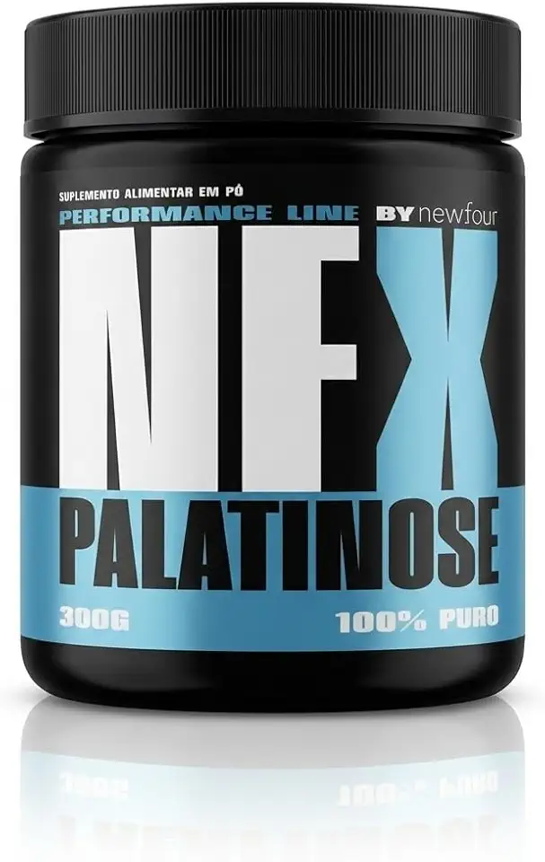Palatinose NFX Newfour 100% Pura 300g (Isomaltulose). Suplemento de Carboidratos em Pó para Atletas. Fonte de Energia para Treinos de Resistência. Sem Sabor e Sem Glúten.