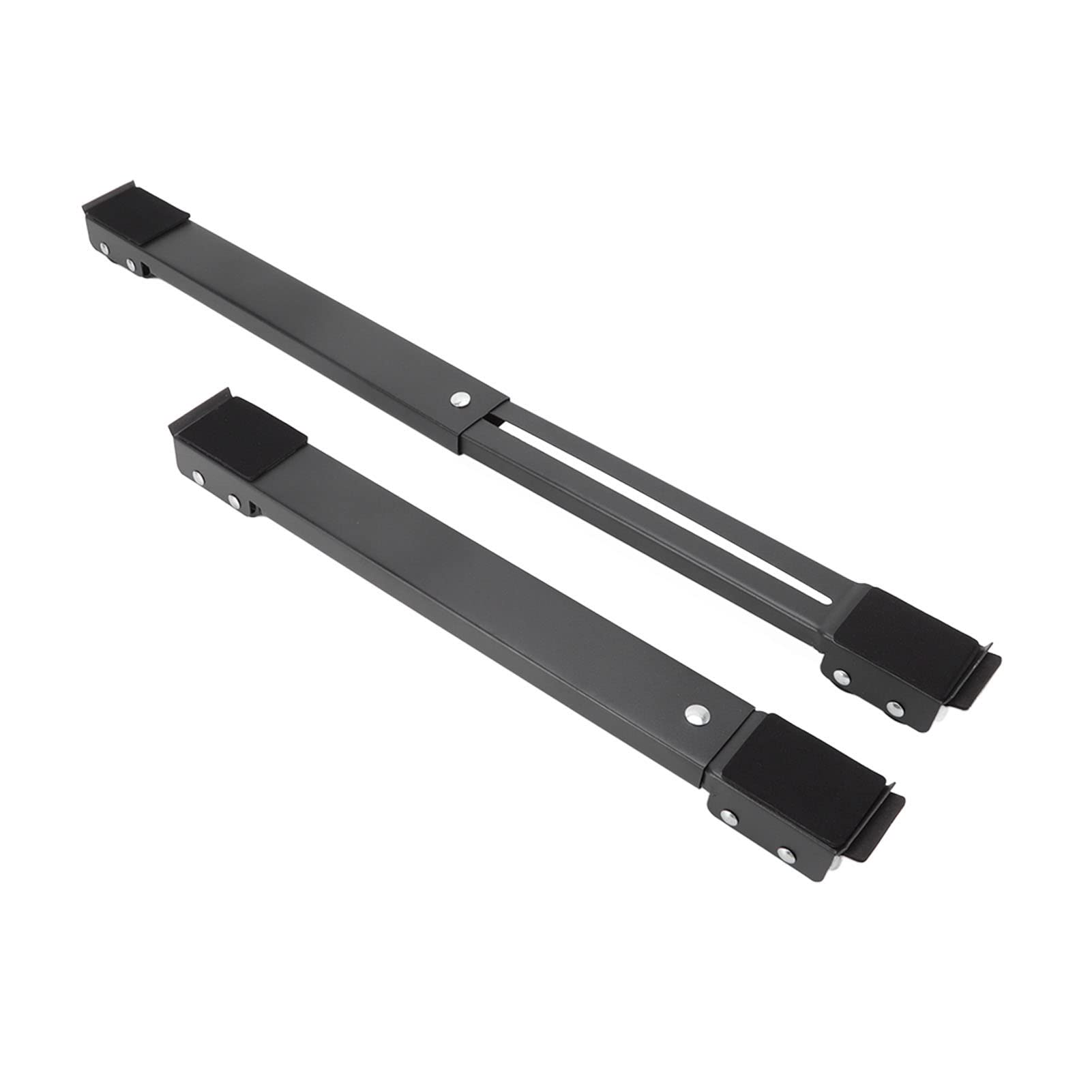 Refrigerator Raised Base, Labor Saving Mobile Roller Stand 2PCS Large Bearing Area with Non Slip Pads for Moving Furniture or Appliance(Black)