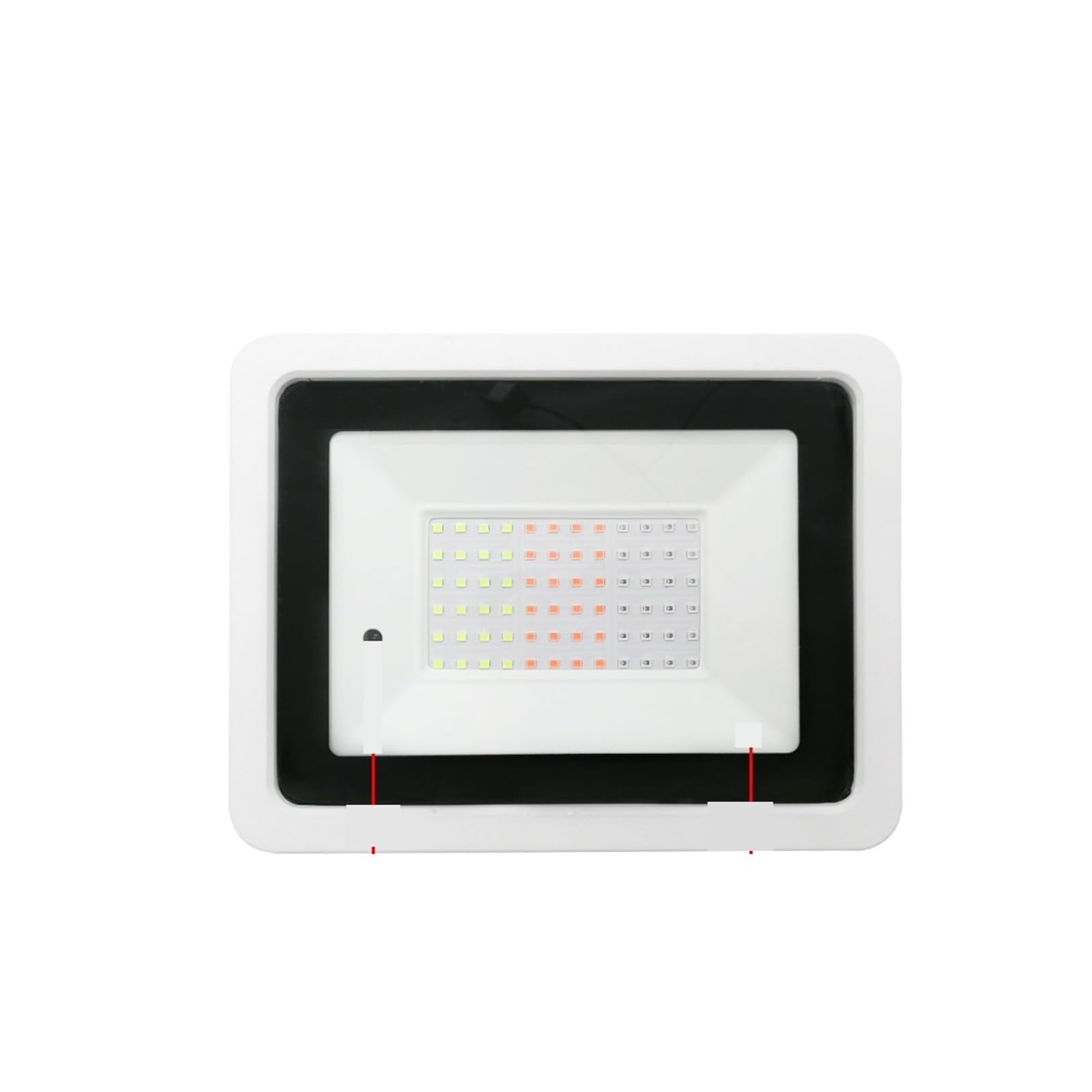 JOLIANE RGB Led Floodlight 50W 100W RGB Flood Light Outdoor Wall Washer Lamp Reflector IP68 Waterproof Garden Lighting(with Remote,50W)