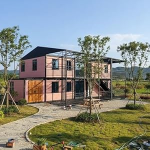 Expandable Prefab Container House 20Ft/40Ft, Folding Home Villa, Light Steel Prefabricated Modular House for Sale