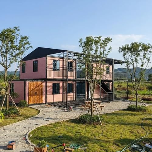 Expandable Prefab Container House 20Ft/40Ft, Folding Home Villa, Light Steel Prefabricated Modular House for Sale