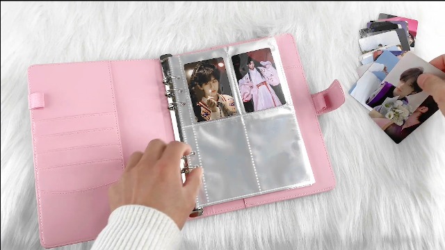 Amazon.com: A5 Kpop Photocard Binder, 6 Ring Binder Album with 200
