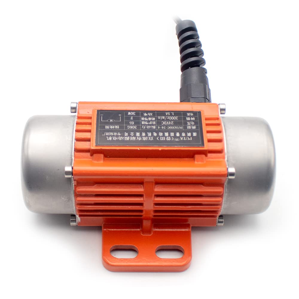 vibration motor amazon DC 12V 3200RPM Strong Vibration Industry Mini Vibration Motor,Big Power  Electric Massage Bed Industry Vibrator Sieve Vibration Motor 6-8W (12V) main image 1