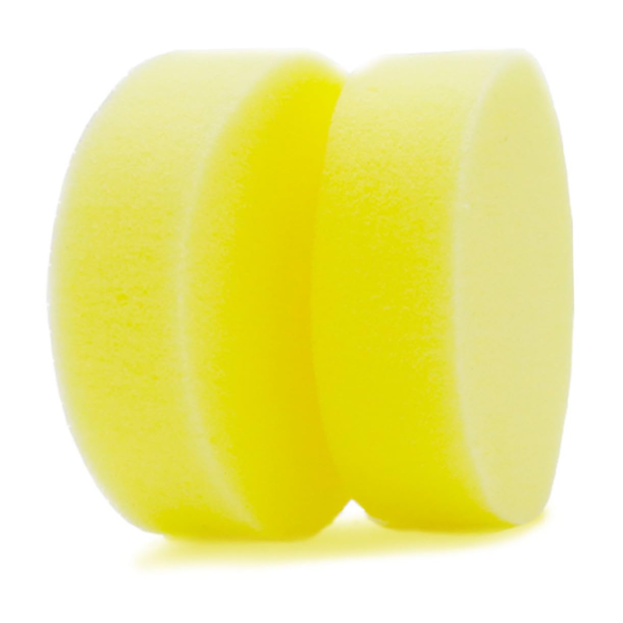VALICLUD Lot de 4 Éponges de Nettoyage Jaune en Éponge pour Voiture et Chaussures Cirer Efficaces pour Éliminer les Taches
