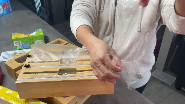 Amazon.com - NIKUY 9 IN 1 Bamboo Foil and Plastic Wrap Organizer