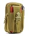 LefRight Tactical Molle Pouch EDC Utility Gadget Belt Waist Bag with Smart Phone Holster Holder for iPhone 6s Plus (Khaki)