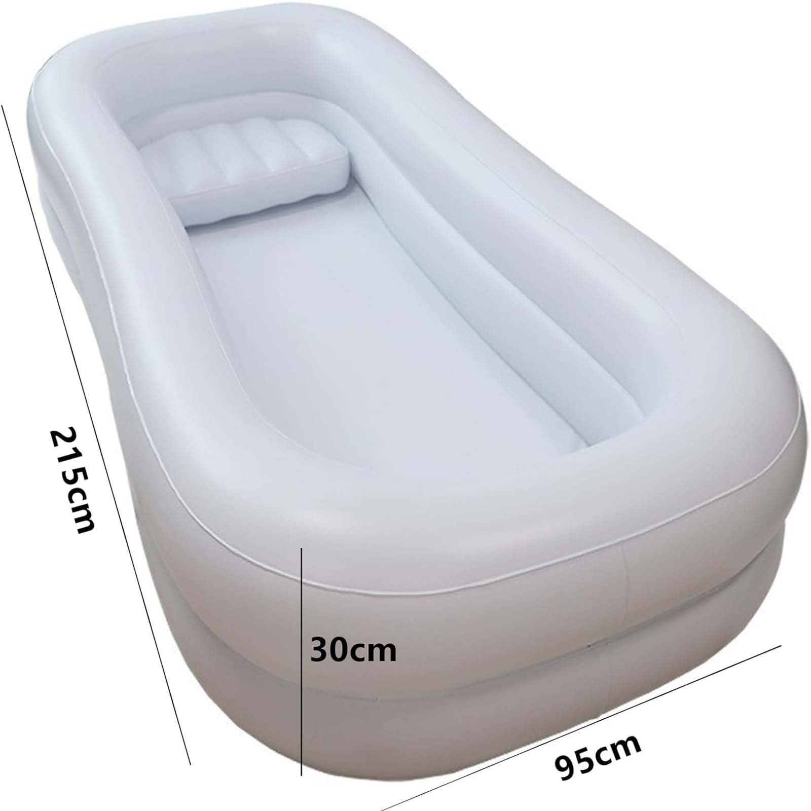 Bañera inflable para adultos, sistema de lavabo con bomba de aire eléctrica, ideal para personas con discapacidad y ancianos, solución de lavado conveniente