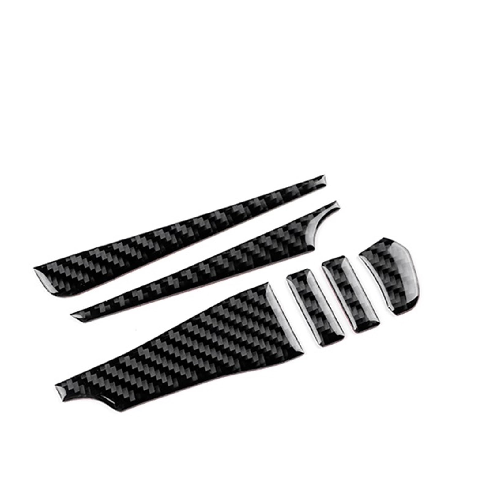 Car Trim Interior for Mazda 3 BP for Axela 2019-2025 LHD RHD Car Center Console Accessories Soft Carbon Fiber Sticker Interior Mouldings(LHD Black Carbon)