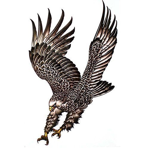 Fat-catz-copy-catzBoys Children's Large Eagle Temporary Tattoo for Parties, Fancy Dress