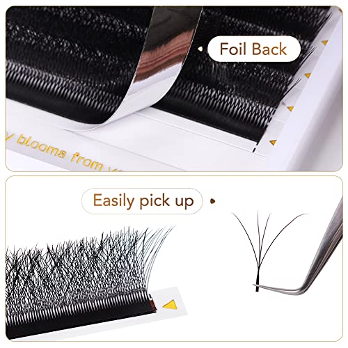 Lunamoon Volume Eyelashes, 4D W Eyelash Extension, Premade Fans Eyelash Extensions, Eyelash Extensions, Pre-Fanned Eyelashes - Image 4