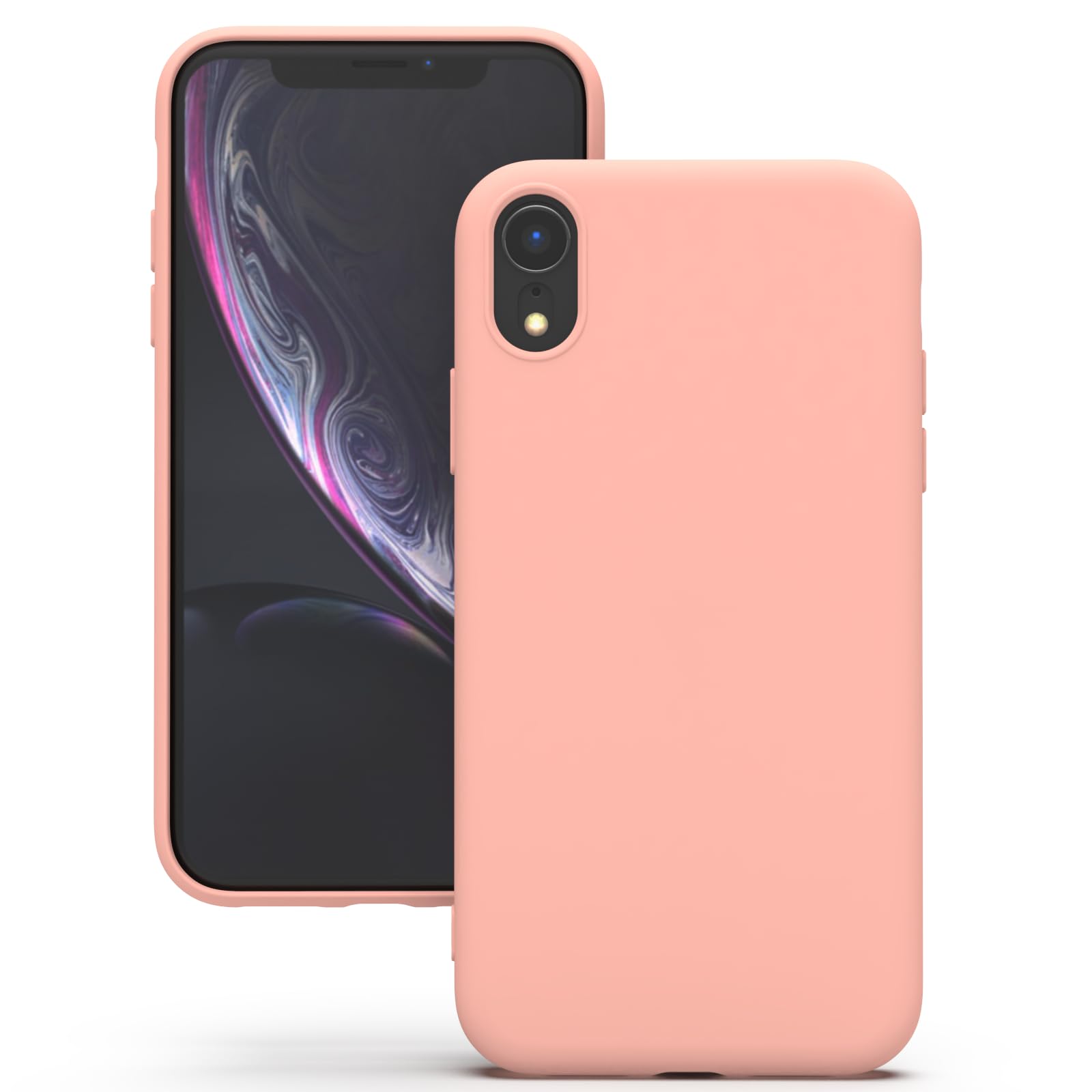YATWIN Silicone Case for iPhone XR, Soft-Touch, Shockproof, DustProof, Antiskid Full Body Armour Phone Cover for Apple iPhone XR - Dark Green — view 306