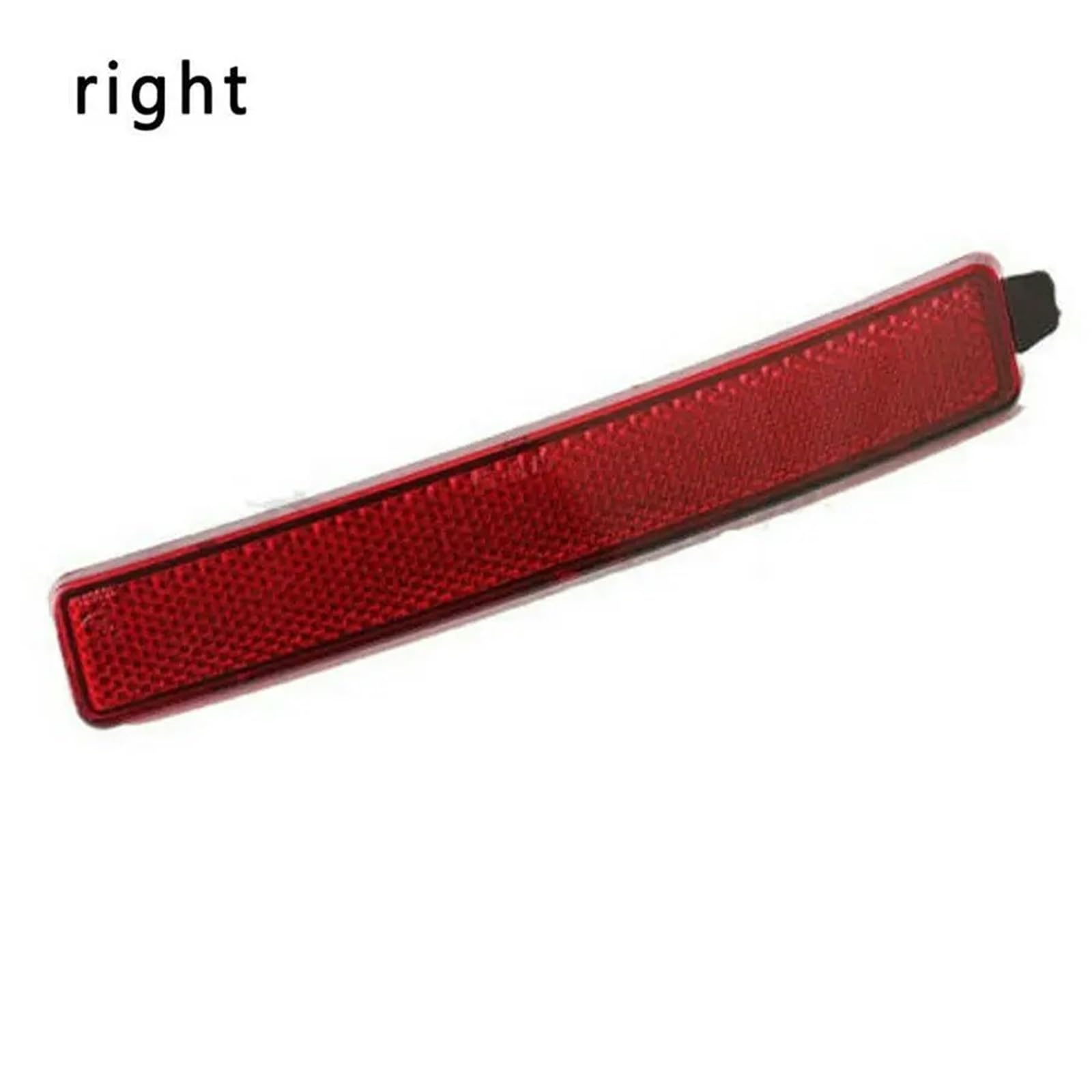 1 Set Rear Bumper Signal Reflector Trim Red Reflective Strips Fit For SRX 2010 2011 2012 2013 2014 2015 2016