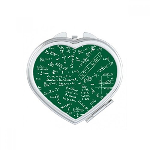Miroir portable cadeau mathématique mignon pour étudiante et chercheuse