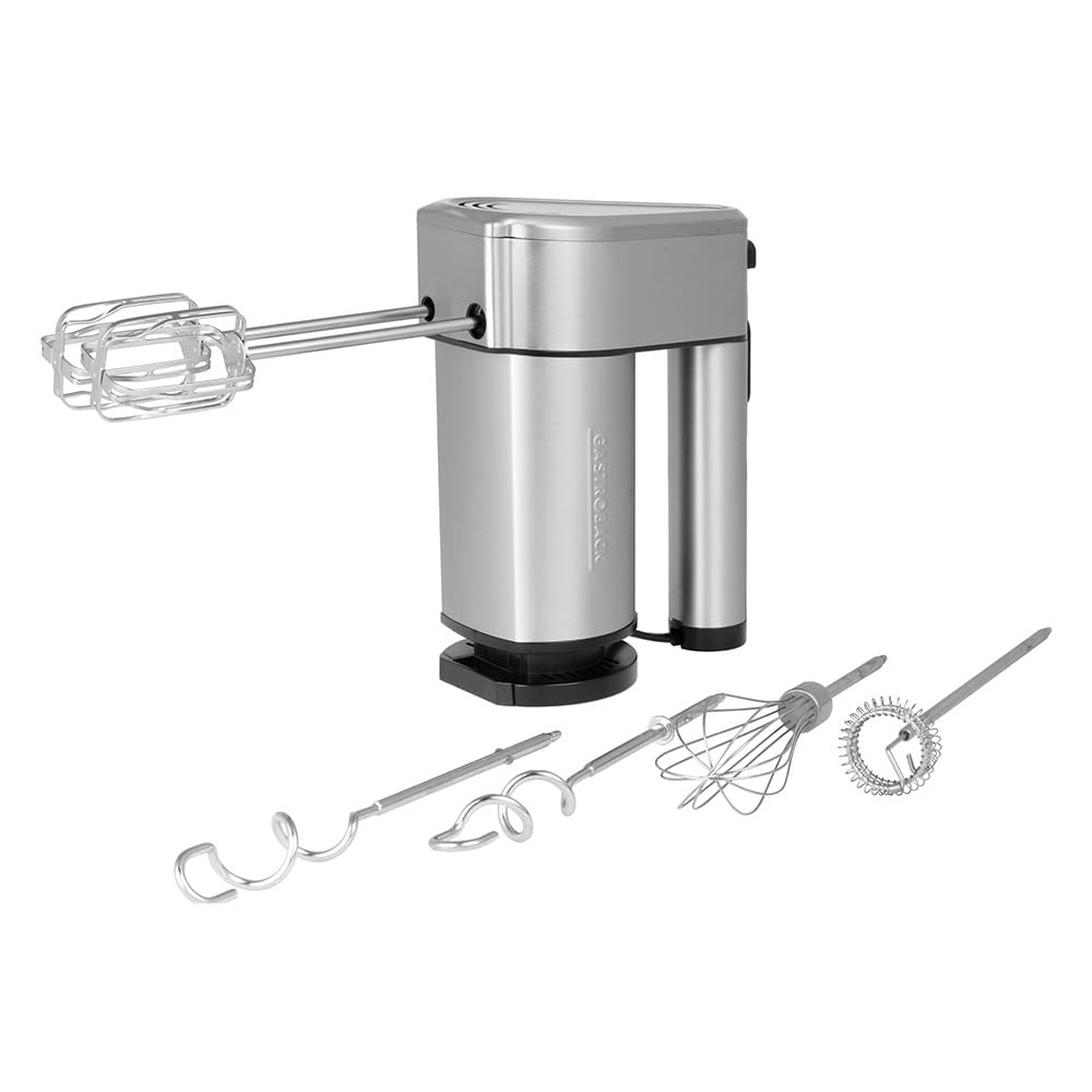 GASTROBACK Profi Handmixer 1000 Watt Handrührgerät mit Knethaken - Elektrischer Rührgerät für Küche - Leise Mixer für Teig Backen - 5 Geschwindigkeiten - Rührgerät Handmixer - Küchenmixer