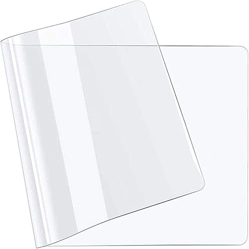 Protector de mantel transparente, impermeable, transparente, para mesas transparentes, para mesas de mesa, para mesa de comedor (tamaño 19.7 x