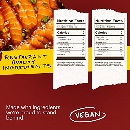 Momofuku Soy Sauce & Tamari by David Chang, 2 Pack, Restaurant Duo, Organic Ingredients, Chef Made for Cooking & Umami, Steeped with Kombu…