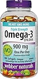 webber naturals Omega-3 900mg 180 Softgels
