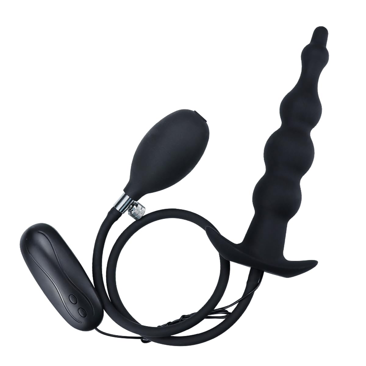 anal ポンプ Amazon | アナルプラグ 膨らむアナル拡張器 アナルポンプ 空気注入式 バルーンプラグ 初心者 連続ビーズ形 アナルディルド 10種類モードあり  手動あなるぷらぐ 多用途 リモコン付き | Tsukitoy | エネマグラ