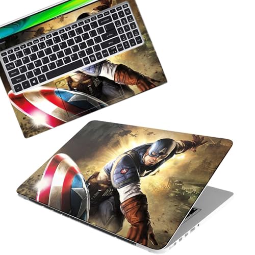 Image of Full Body Laptop Skin /Sticker /Cover Bubble-Free| Laminated| Removable| HD Quality Sticker for Laptops Upto 15.6 Inches Compatible with Hp /Dell /Acer /Lenovo /Asus etc.(DSGN-423)