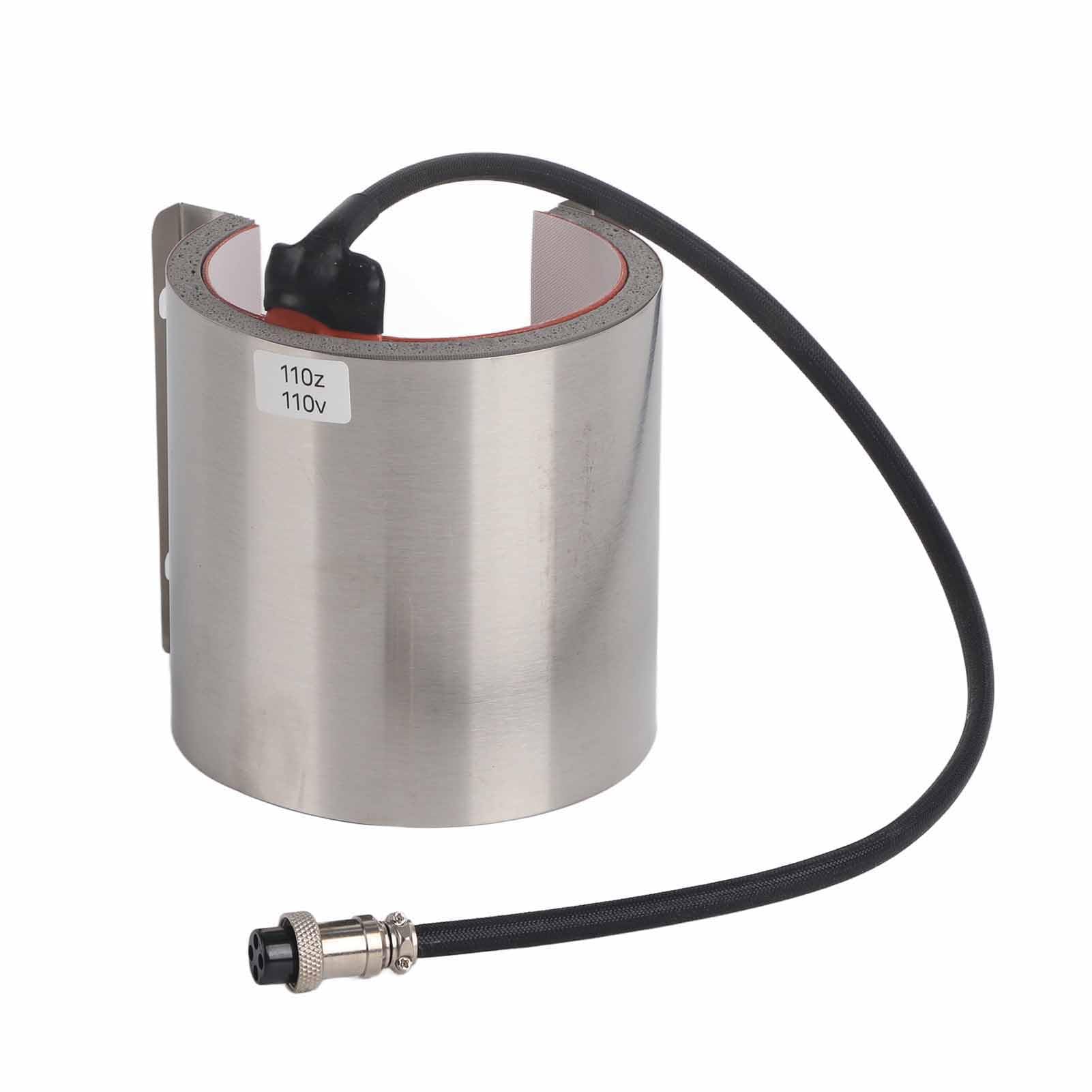Máquina de prensado de tazas para hornear, impresión por transferencia de calor, accesorios de 110 V, posavasos para hornear, máquinas de prensado de calor para posavasos de 11 oz