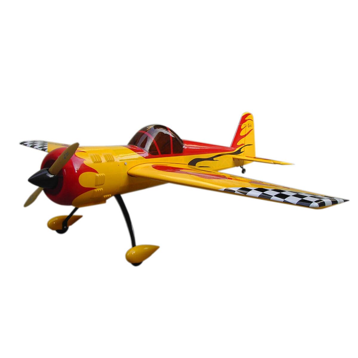 PurAr YAK55 86.6-inch 50cc Yellow Control ARF Electric Scale R/C Airplane Model