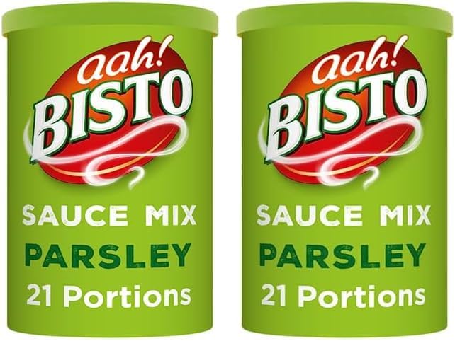 Deliciously Creamy Parsley Sauce Mix, 185 g Drum (Pack of 2)