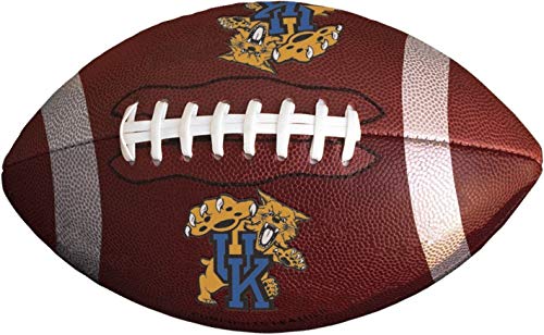 9 Inch Football UK University of Kentucky Wildcats Logo Removable Wall Decal Sticker Art NCAA Home Room Decor 9.5 by 6 Inches