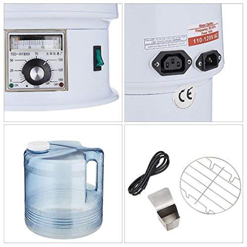 4 Liter Home DIY Dental Lab Moonshine Still 304 Stainless Steel Water Distiller Essential Oil Glass Carafe Bottle Bucket Kit