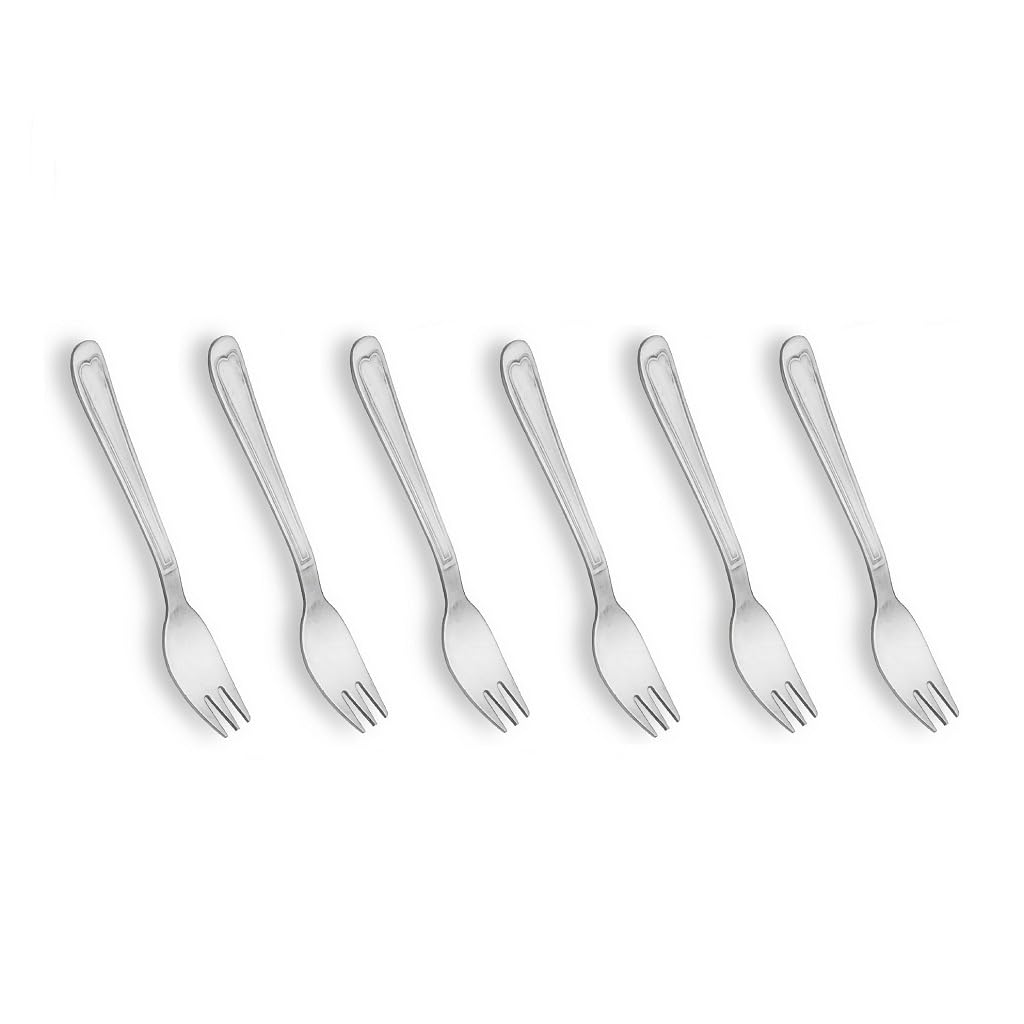 Crystal Stainless Steel Tea Spoon Set - Set of 6 -7