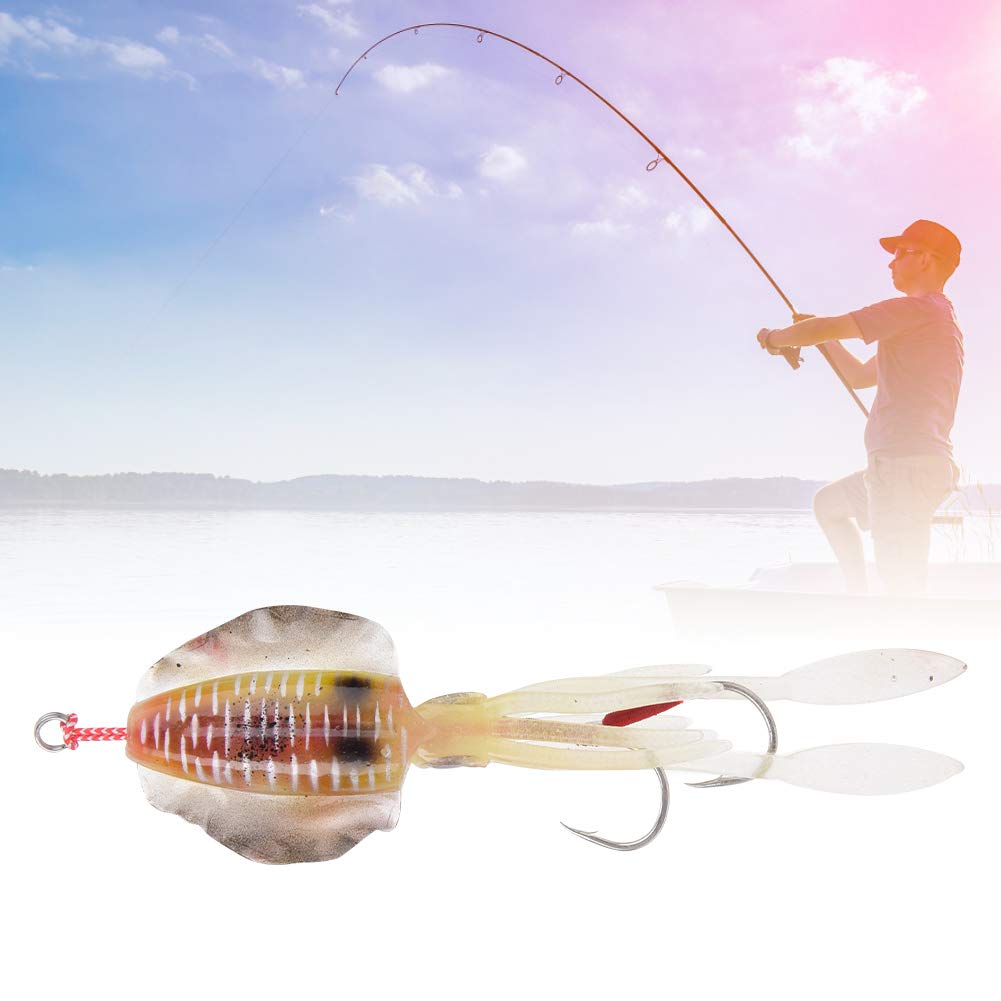 Leurre De Pêche Calmar 23 Cm – 40g – Lot De 1 à 3 Pièces – Pêche En Mer