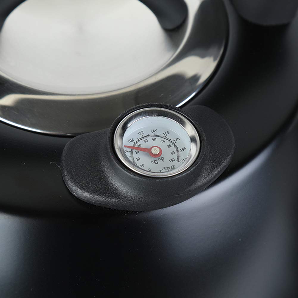 Bouilloire à Sifflet Avec Thermomètre 2.5L Acier Inoxydable - Compatible Induction Et Toutes Cuisinières