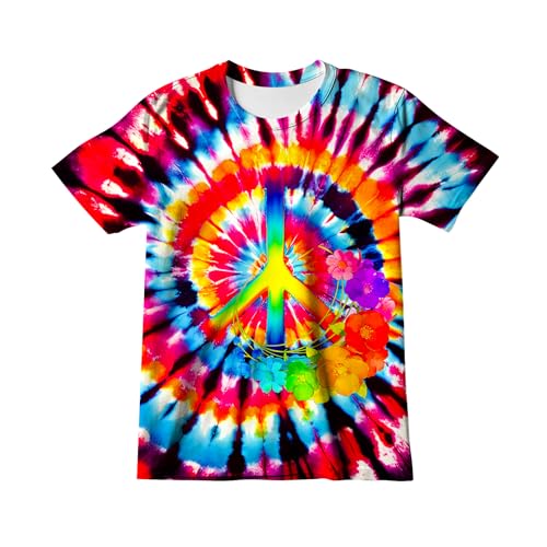 Image of Graphic Kids Tie Dye Shirt Size 4-10