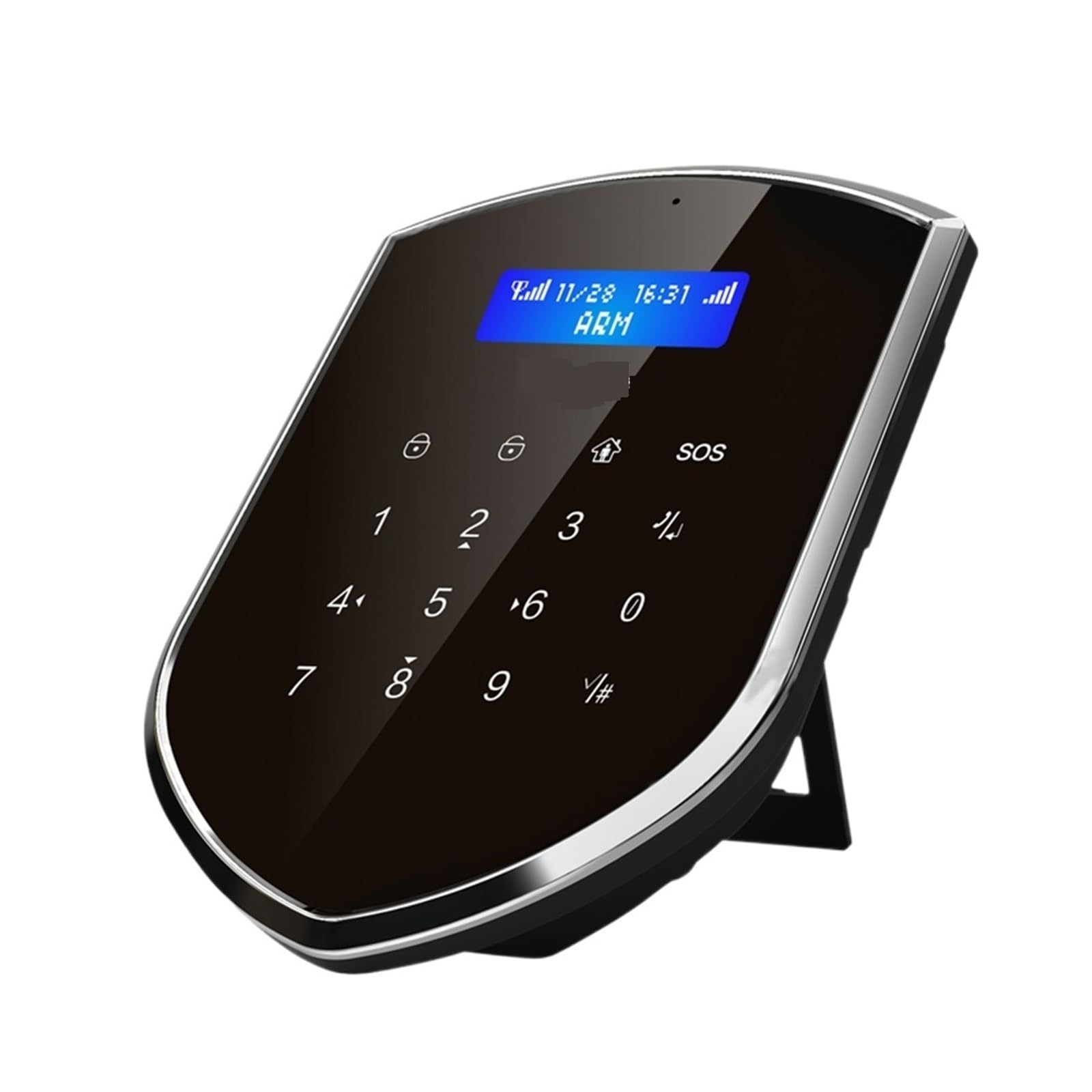 Kit de Alarma, 2.4G DIY De Alarma Antirrobo Inalámbrico De Seguridad For El Hogar Sensor De Puerta Detector De Movimiento Keyfobs 433MHZ