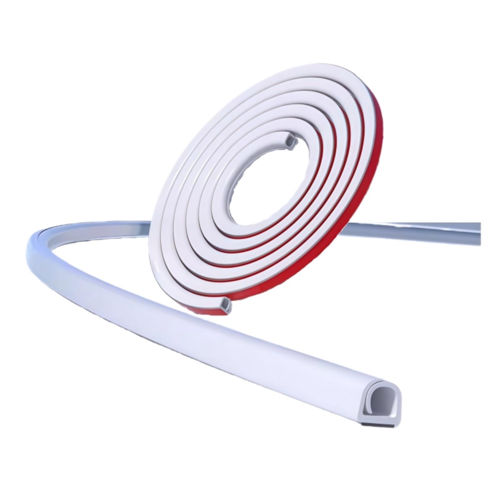 Canalina Passacavi 1pc copertura flessibile del cavo del pavimento Cavo in PVC Filo di gestione del dispositivo di spegnimento della parete Installazione semplice
