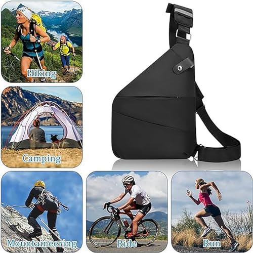 Safecarry Anti-Theft Travel Bag, Anti Thief Slim Sling Bag, Cross Body Travel Bag for Women Men4